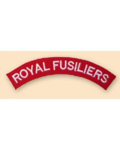 Royal Fusiliers Titles (pair)