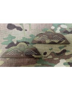 Multicam Laser Engraved British Army Backed Para Wings (Velcro Backed)