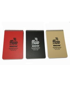 96x148mm Top Spiral 50 Page Modestone Waterproof Notepad (6"x4") group
