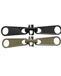 YKK-double-sided-sliders-black-and-tan-view