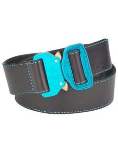 Austrialpin Leather Cobra Belt - (Blue/Green/Black)