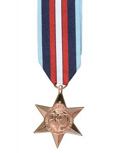 Official ARCTIC STAR Full Size Medal and Ribbon