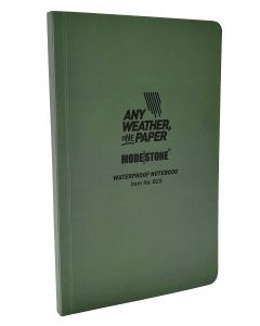 Modestone Flexible Waterproof Notebook - Green (118mmx183mm)