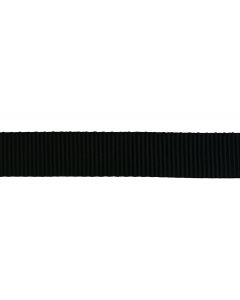 Black 25mm / 1" Woven Polyester Webbing ST