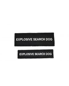 Velcro Backed EXPLOSIVE SEARCH DOG Badges