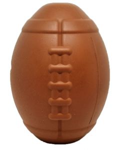 MKB Football Dog Toy - Durable Chew Toy & Treat Dispenser - Large - Brown