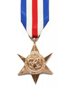 France and Germany Star Miniature Medal + Ribbon