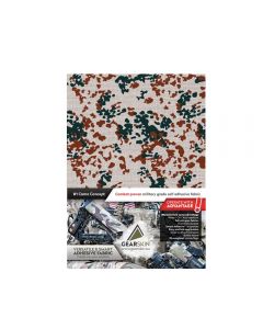 Gearskin Flecktarn 3 Colour DE Extra Adhesive Camouflage Fabric