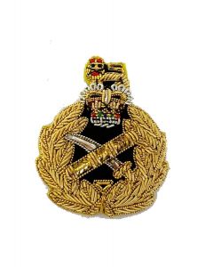 Generals Wire Embroided Cap / Beret Badge