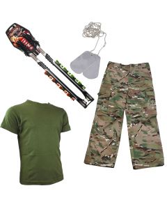 Kids Ultimate Outdoor Adventure Fun Pack Blowgun by Barnett and Military Clothing 