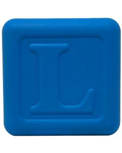 sodapup-blue-love-cube-front-facing-letter-L