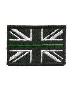 Police Service Northern Ireland 'Thin GREEN Line' embroidered Union Flag patch