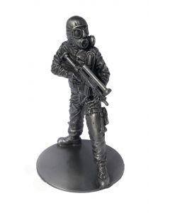 Pewter SAS CRW Figure with Heckler & Koch MP5 (Circa 1980) front