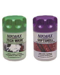 Nikwax Tech Wash and Soft Shell Twin Pack