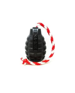 USA-K9 Grenade Reward Toy With Rope - Black Magnum