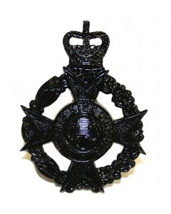 Issue RAChD (Christian) Black Cap / Beret Badge