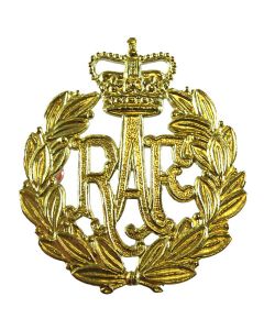 Brass Royal Air Force Airmens RAF Beret / Cap Badge