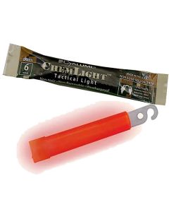 6 Hour 4” Military ChemLight (10cm) Red lightstick (Cyalume® Branded)