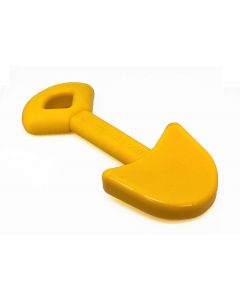 ID Shovel Ultra Durable Nylon Dog Chew Toy for Aggressive Chewers - Yellow