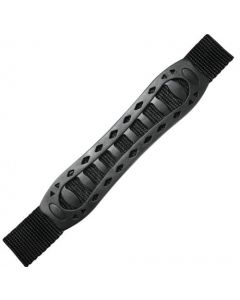 Duraflex Black Large Flat Rubber Handle 25mm  Webbing 40cm Long