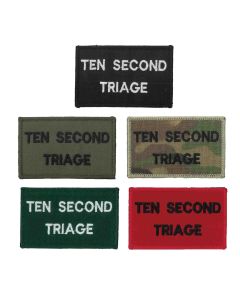 five-ten-second-triage-badges-black,-olive-green,-multicam-,bottle-green,-red