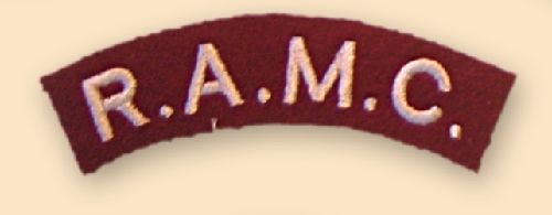 Royal Army Medical Corps RAMC Shoulder Titles (pair)